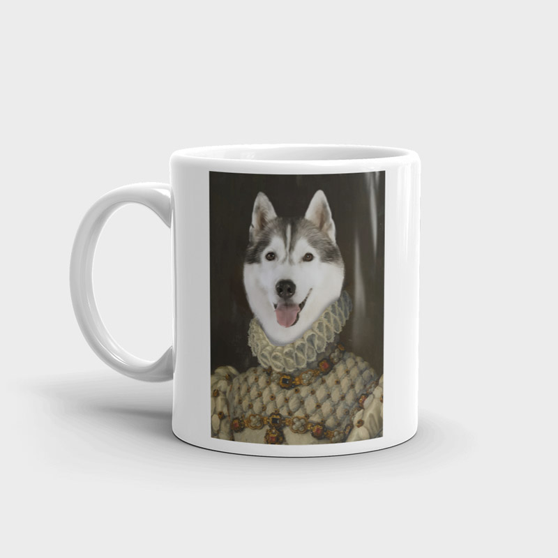 Royal Pet Portrait Mug - The Princess