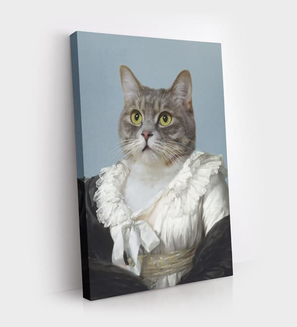 Renaissance Cat Paintings Side