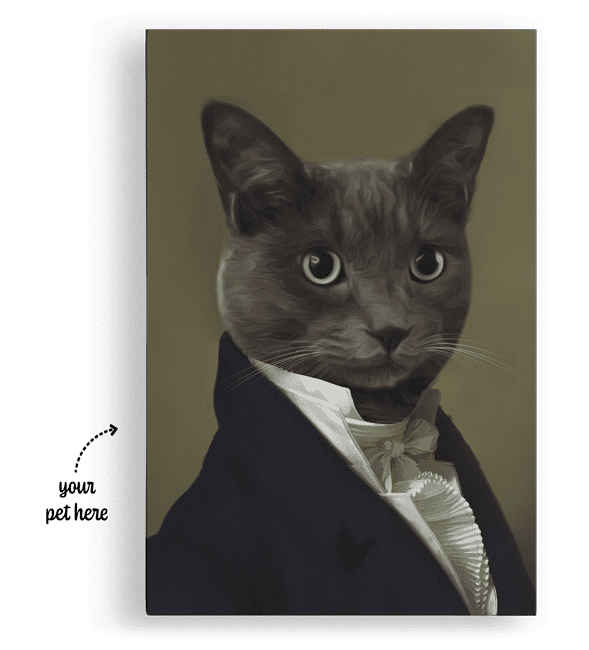 Royal Cat Portrait