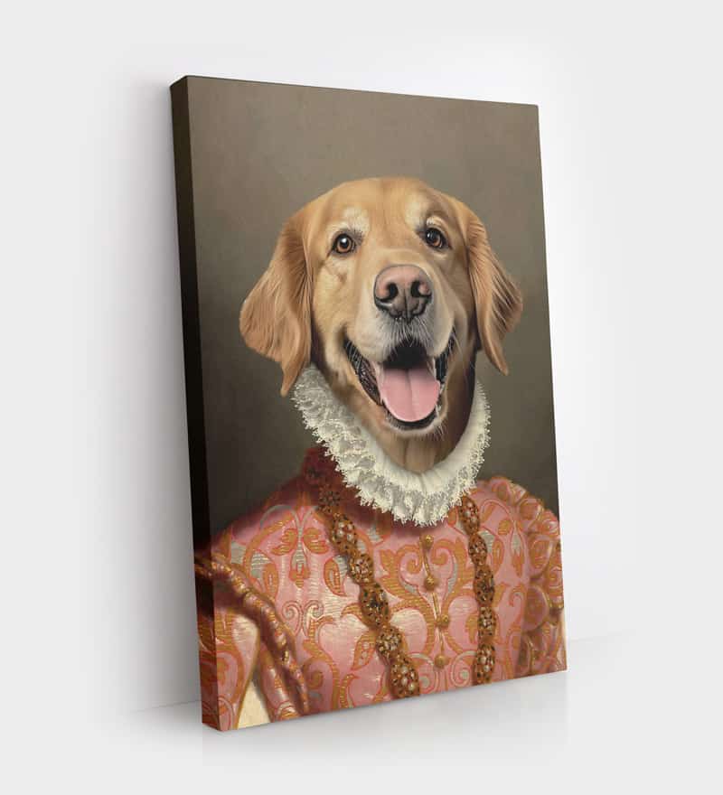 dog portrait side